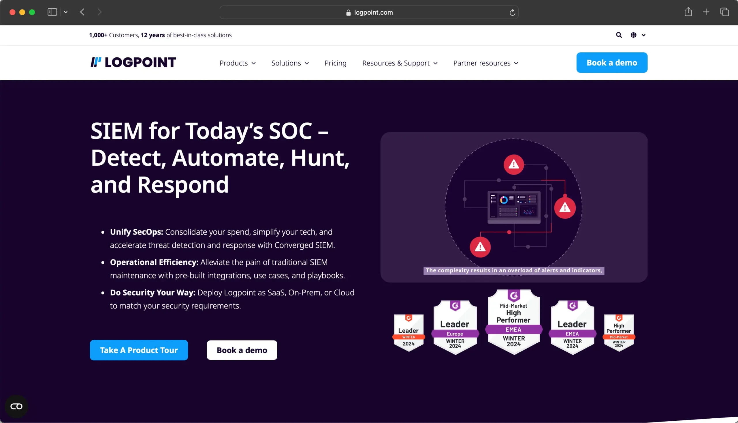 Logpoint project screenshot
